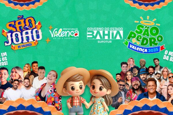Valença anuncia atrações dos festejos juninos 2025 com grandes nomes da música nacional e programação cultural e diversificada